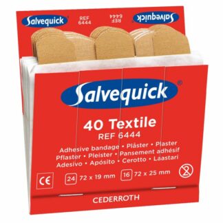 PLÅSTER SALVEQUICK TEXTIL 6444 40ST/REFILL 6 REFILL/FP
